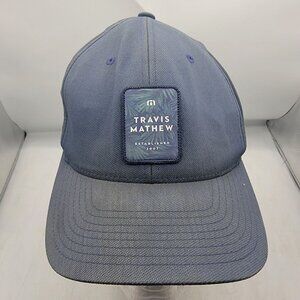 Travis Mathew For Sail Blue Adults Small Medium Baseball Hat Cap Casual